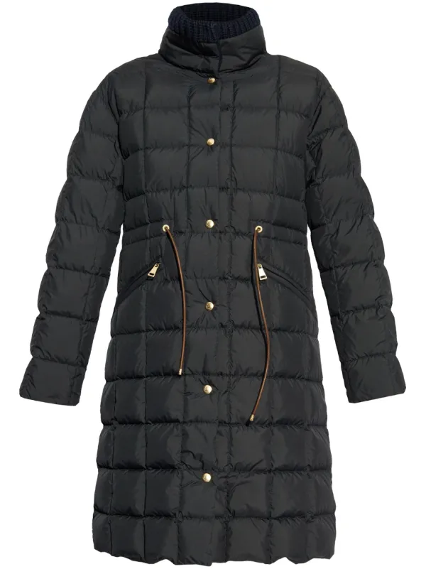 Moncler Cintra Raincoat Blue FARFETCH AE