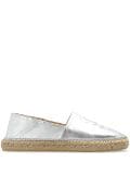 Kenzo logo-embossed espadrilles - Silver