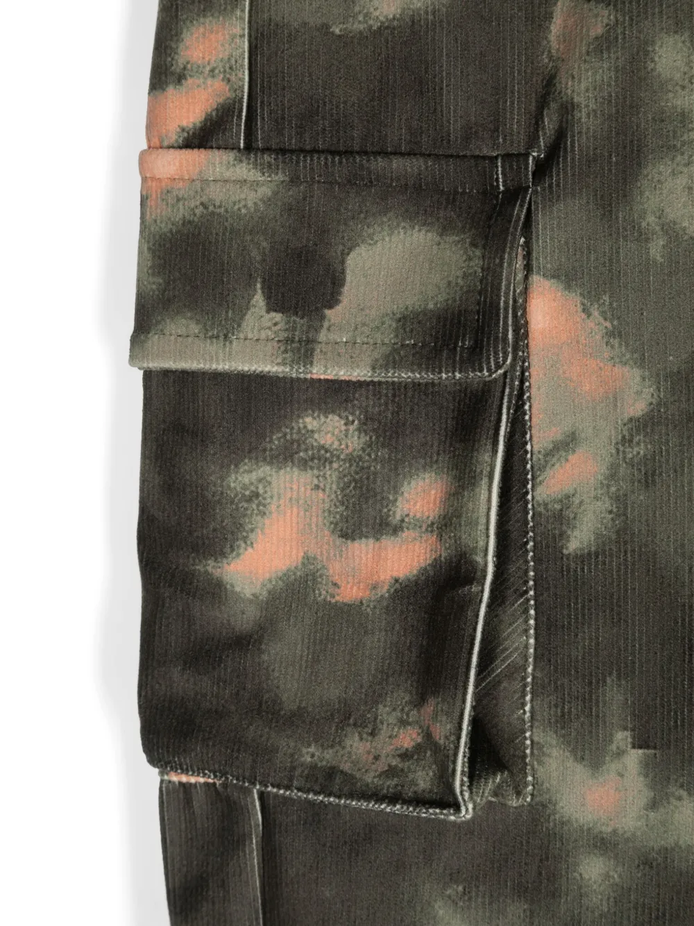 MSGM Kids Ribfluwelen broek Groen