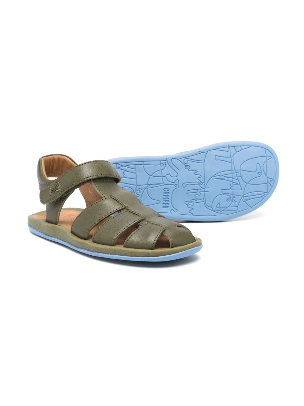 Camper Kids Bicho sandals - Groen