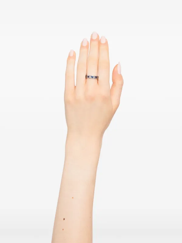 APM Monaco Heart リング | シルバートーン | FARFETCH JP