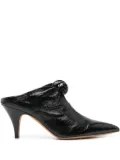 KHAITE Rowan 75mm mules - Black