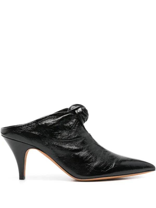 KHAITE Rowan 75mm Mules Black FARFETCH CA