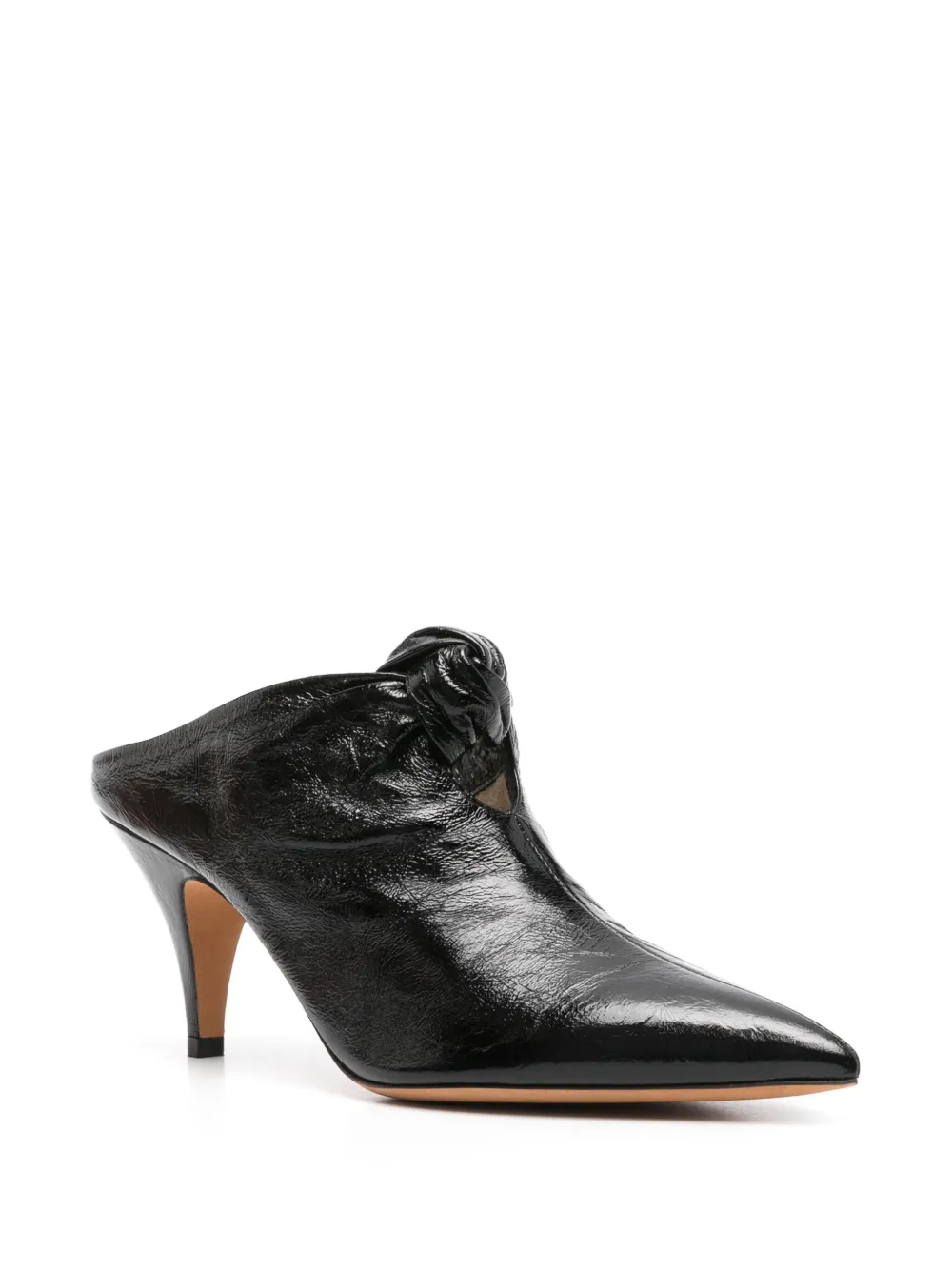 KHAITE Rowan 75mm mules - Zwart