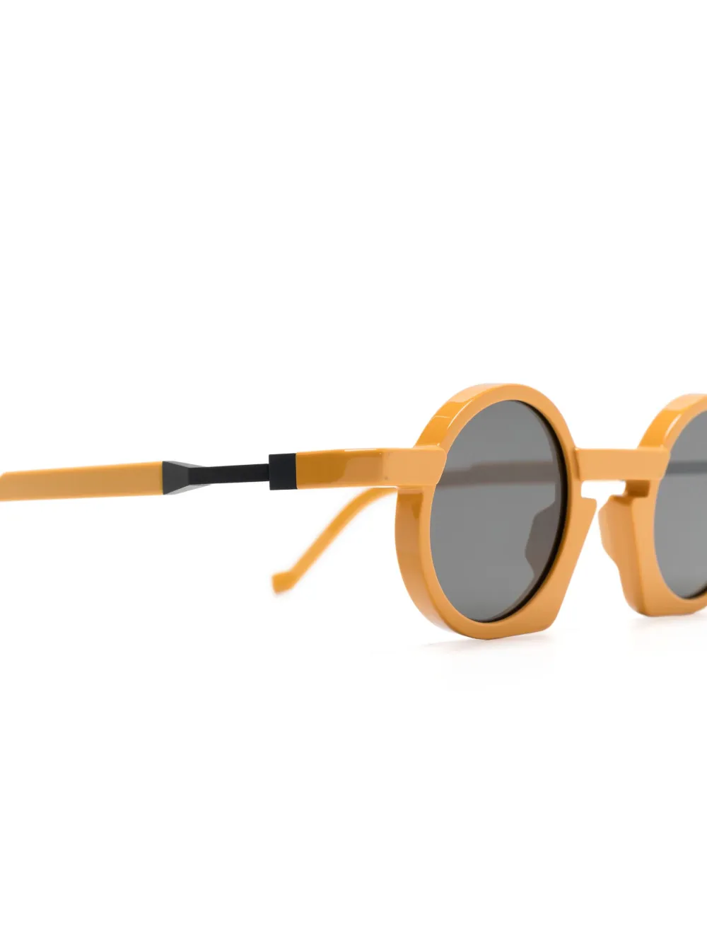 VAVA Eyewear BL0043 zonnebril met rond montuur Geel