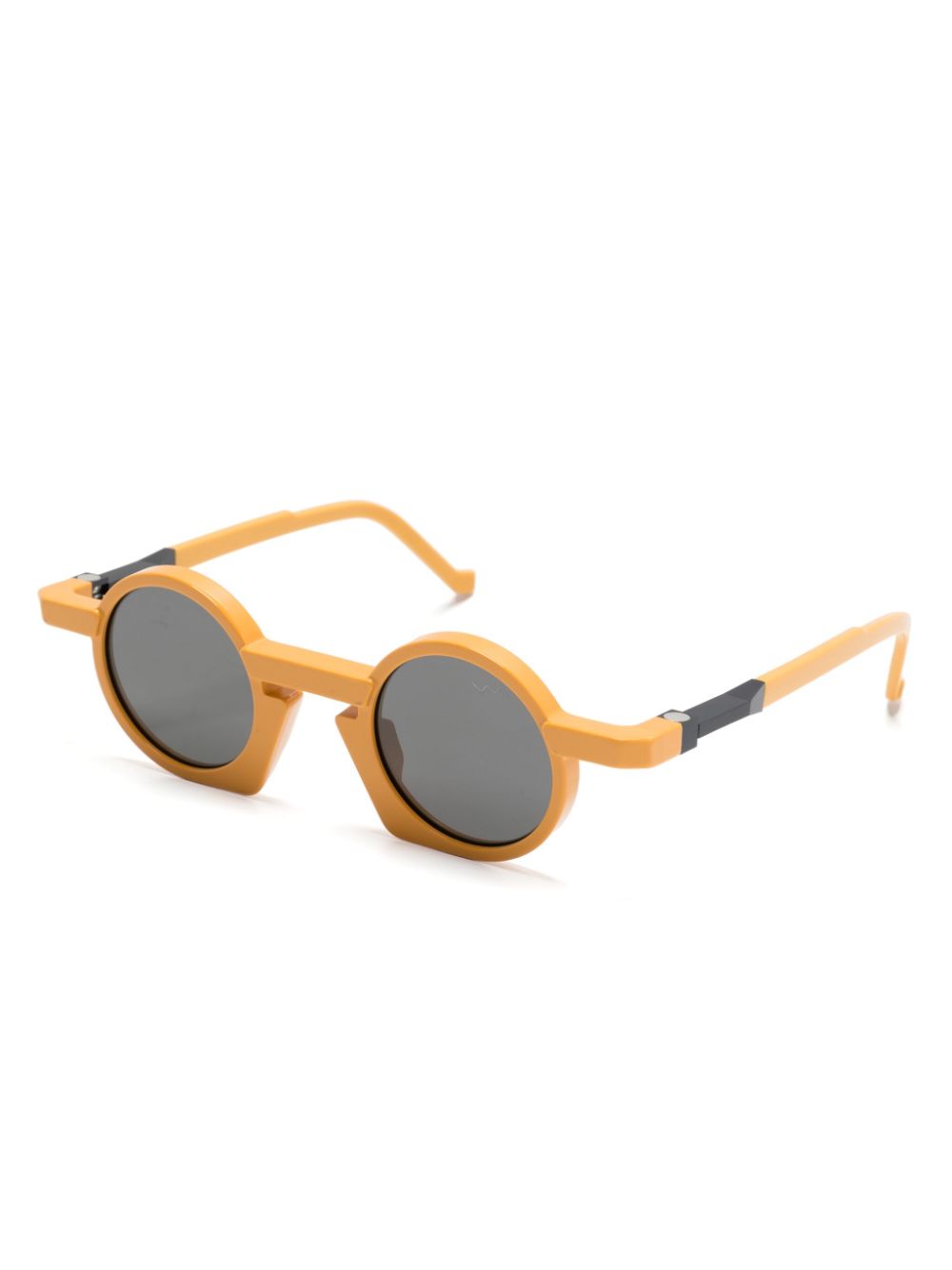 VAVA Eyewear BL0043 zonnebril met rond montuur - Geel