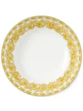 Versace round soup plate - White