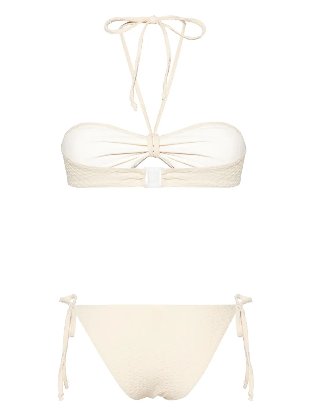 Lisa Marie Fernandez Bandeau bikini Beige