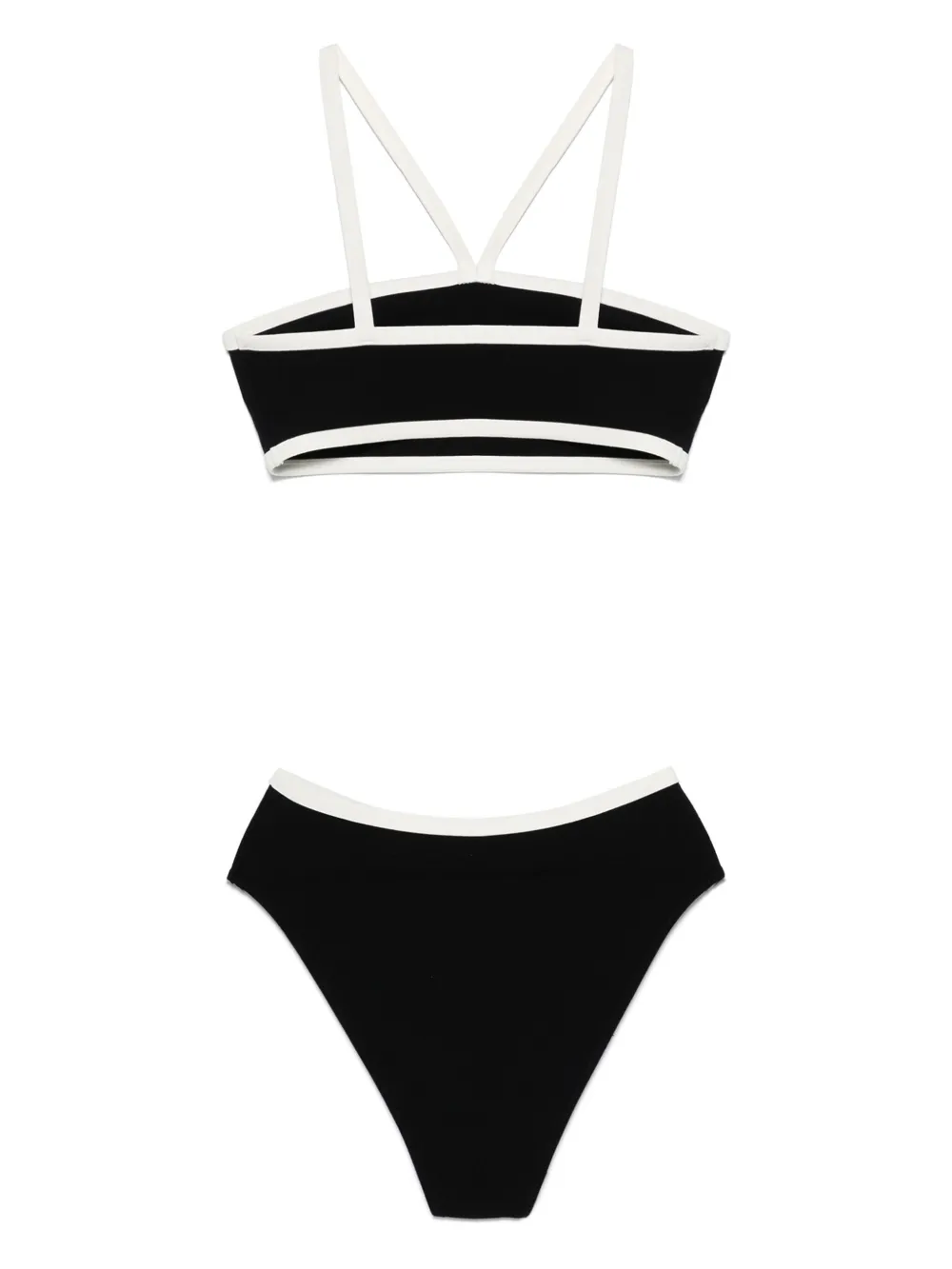Lisa Marie Fernandez Crêpe bikini Zwart