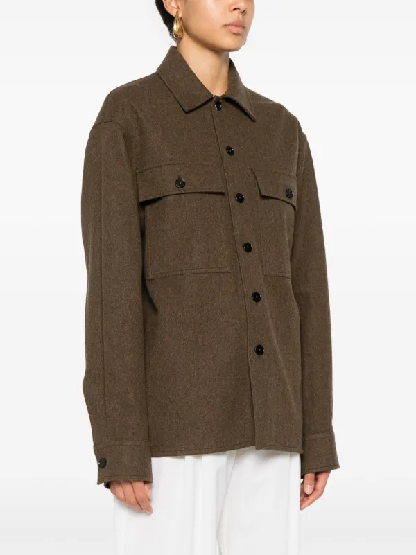 未使用　JIL SANDER カラーオーバーシャツ 2021 SS　48 Jil Sander オーバーシャツ | グリーン | FARFETCH JP