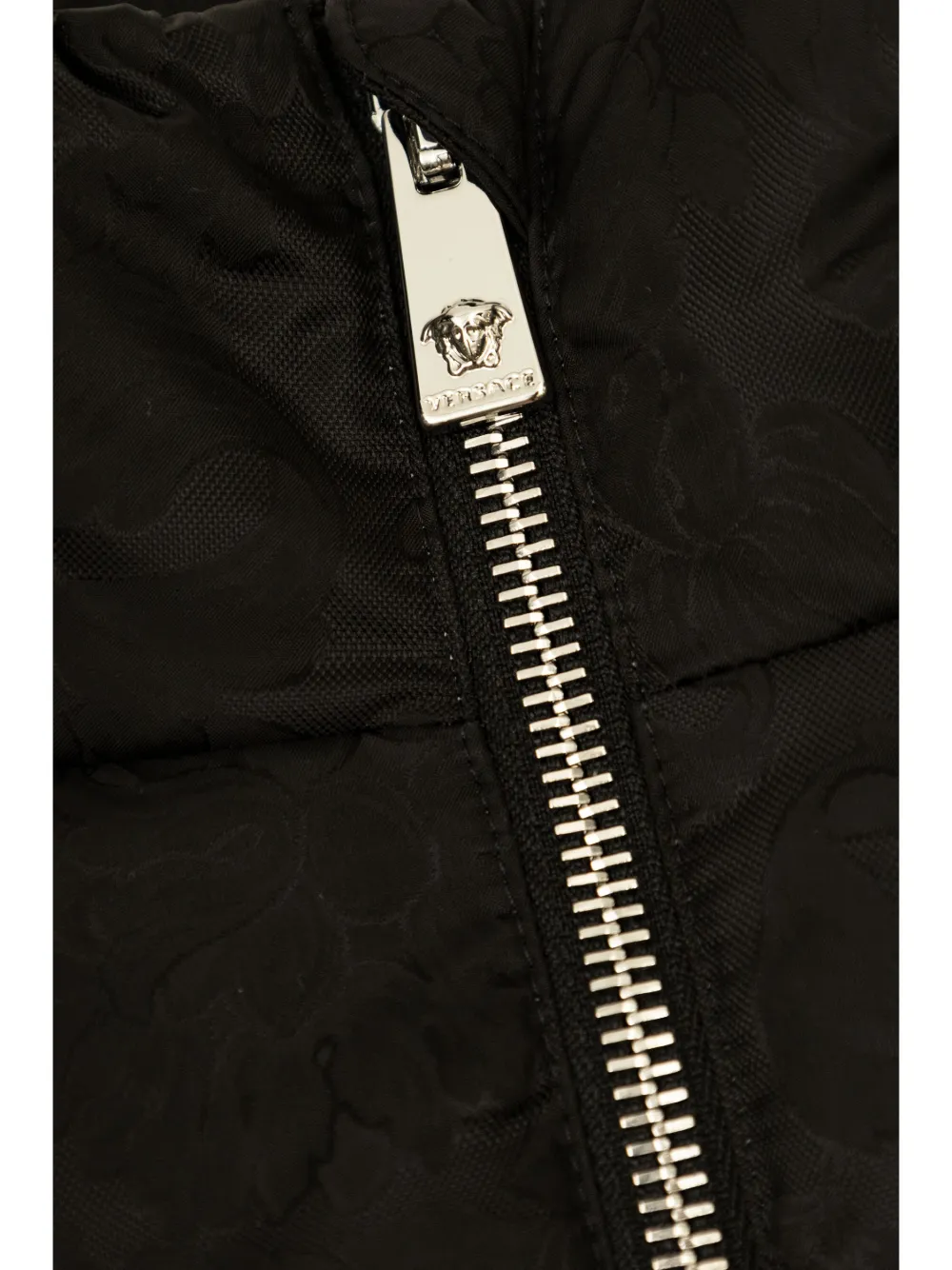 Versace Kids Donsjack met capuchon Zwart