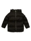 Versace Kids hooded down jacket - Black
