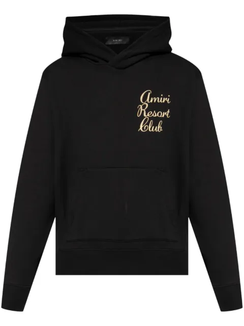 AMIRI embroidered-logo hoodie