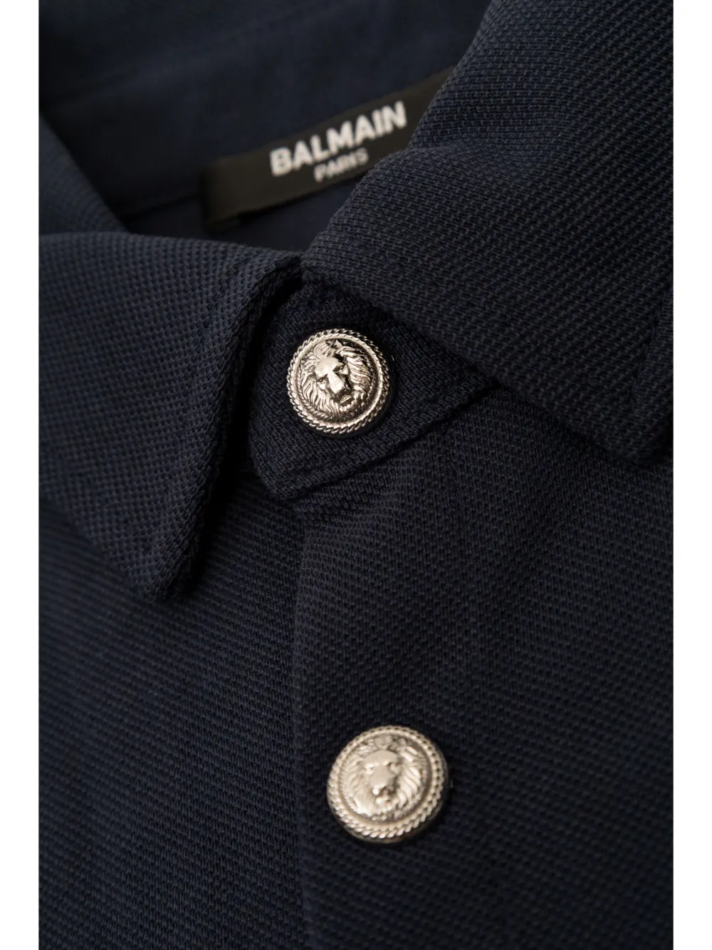 BALMAIN LONG-SLEEVE COTTON SHIRT