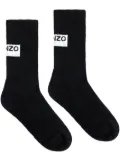 Kenzo logo-intarsia socks - Black