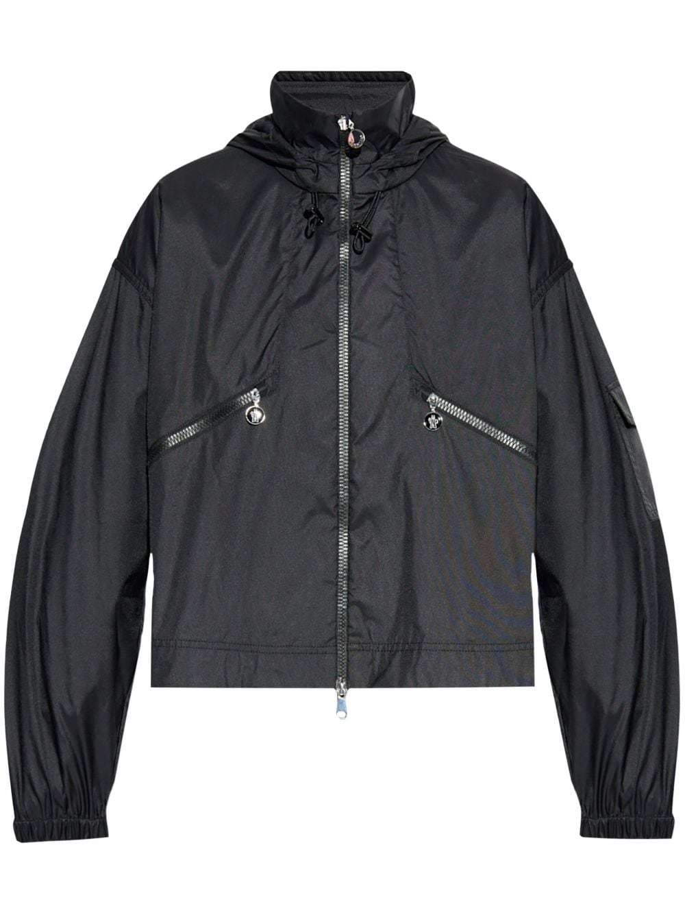 Moncler Hemar Lightweight Hooded Jacket In Black