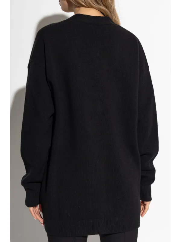 VERSACE ヴェルサーチ カーディガン メデューサボタン Versace Medusa-button Cardigan | Black | FARFETCH