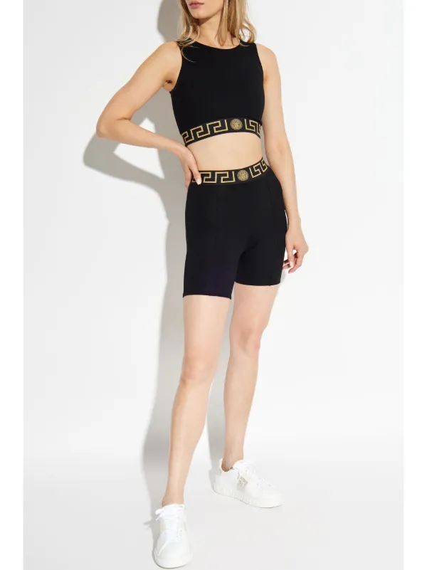 Versace Greca Shorts | Black | FARFETCH