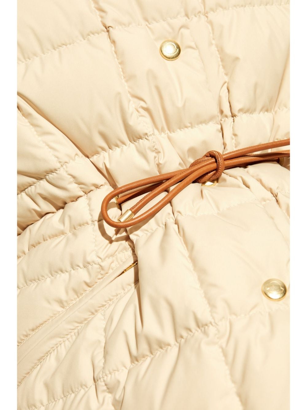 Shop Moncler Antigone Puffer Jacket In Neutrals