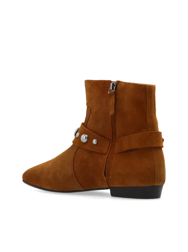 ショートブーツ・ブーティ ISABEL MARANT 'Staeni' ankle boots Brown ISABEL MARANT Stania Boots | Brown | FARFETCH