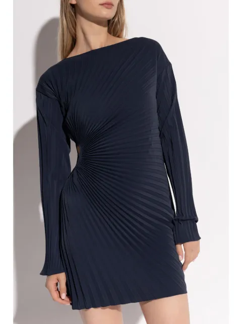 Kenzo pleated long-sleeve dress FE62RO2869FO - 2