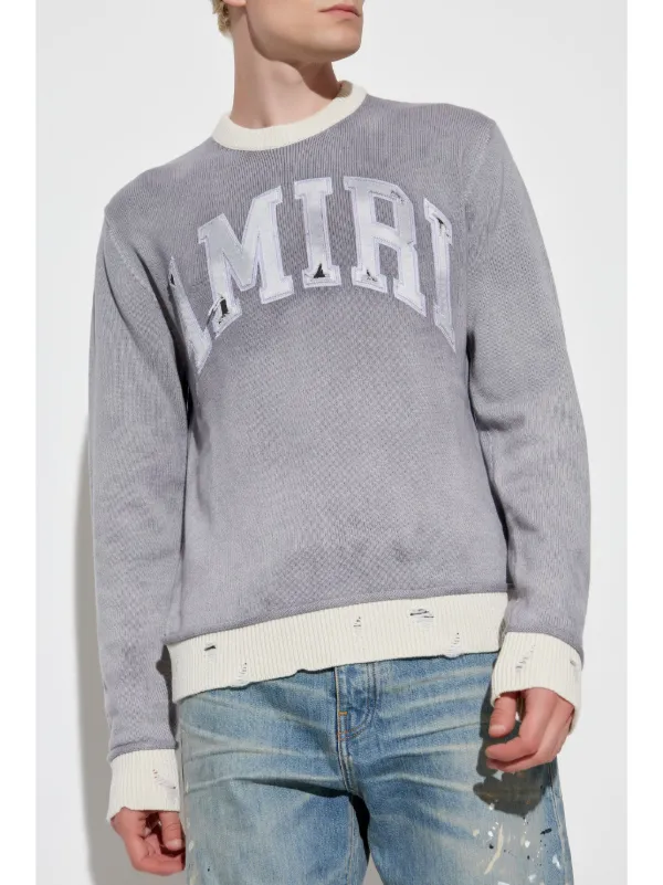 唯一無二の個性を纏う【AMIRI】22 Crewneck AMIRI crew-neck short-sleeve Sweatshirt | Green | FARFETCH