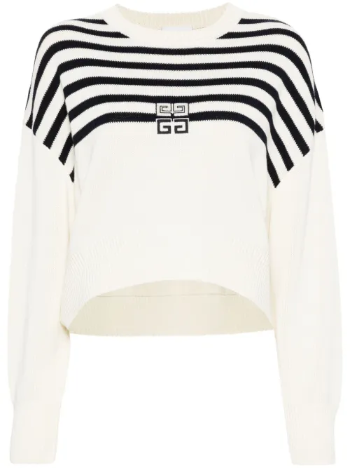 Pull à motif 4G brodé - Givenchy - Modalova