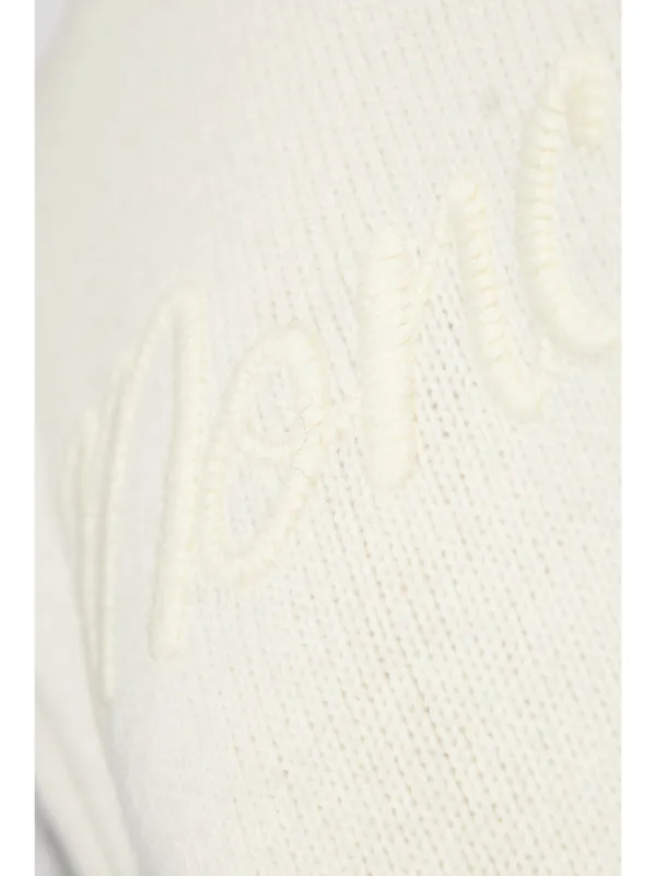 Moncler embroidered-logo Sweatshirt | White | FARFETCH
