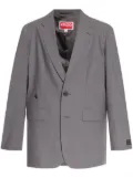 Kenzo single breasted blazer - Grey