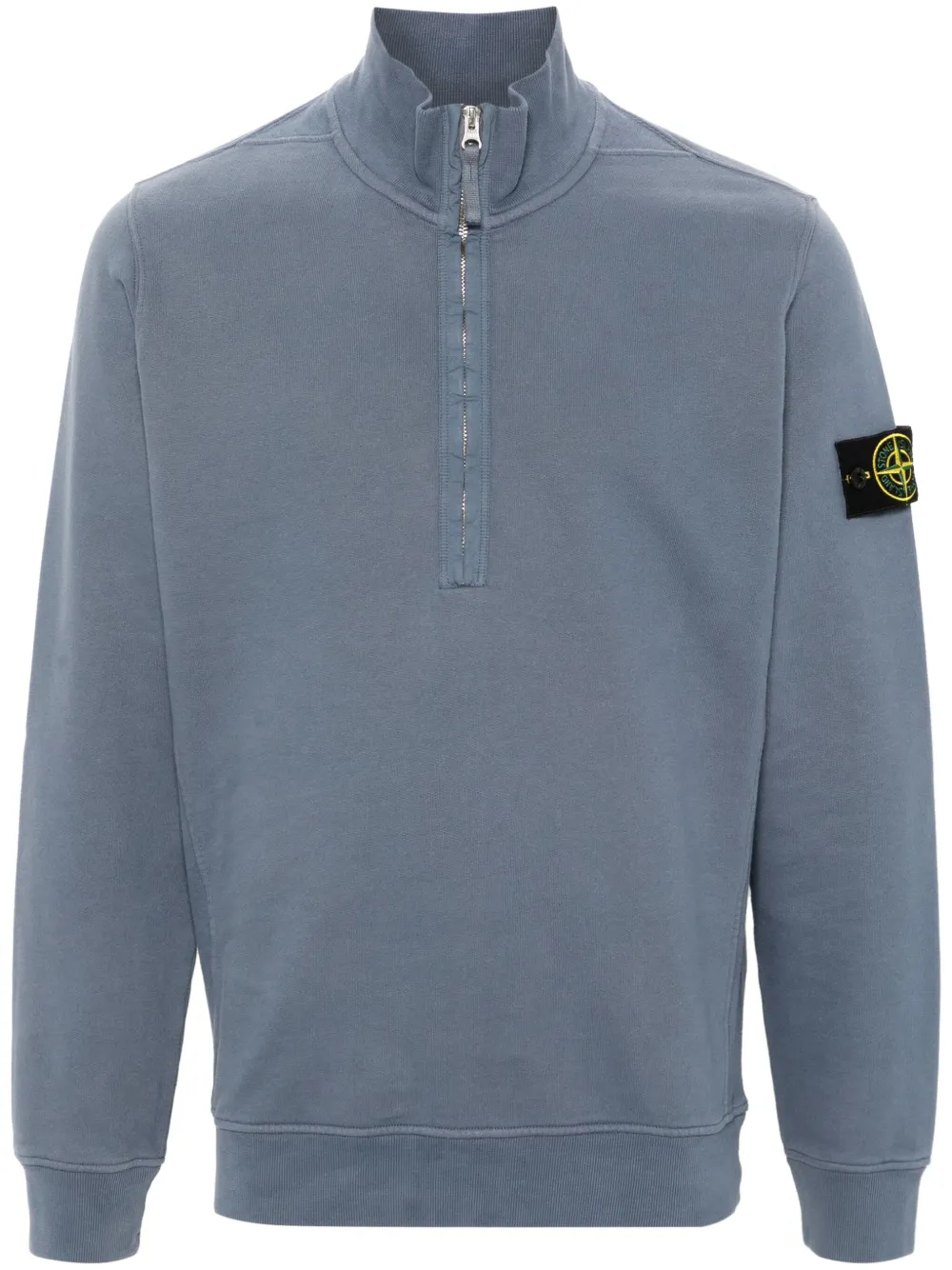 Stone Island Sweater met Compass-logopatch Blauw