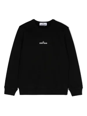 Stone Island Junior チェストポケット スウェットシャツ | ブラック