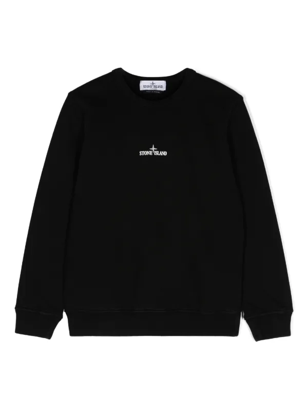 Stone island junior sweatshirt black on sale