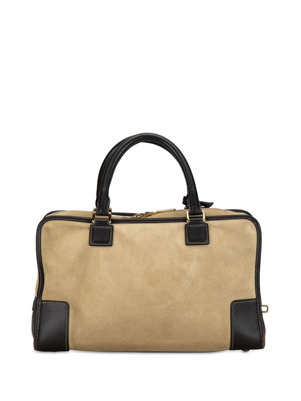 Loewe Pre-Owned 2000-2023 Amazona 36 suède handtas - Bruin