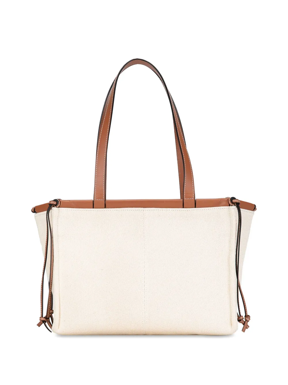 Loewe Pre-Owned 2019 kleine Canvas Cushion shopper - Wit