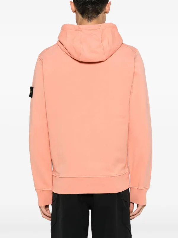 Stone island salmon hoodie online