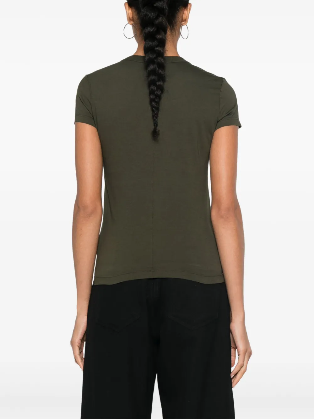 Rick Owens T-shirt met print Groen
