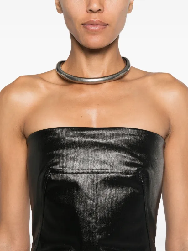 Rick Owens Bustier Mini Dress | Black | FARFETCH BN