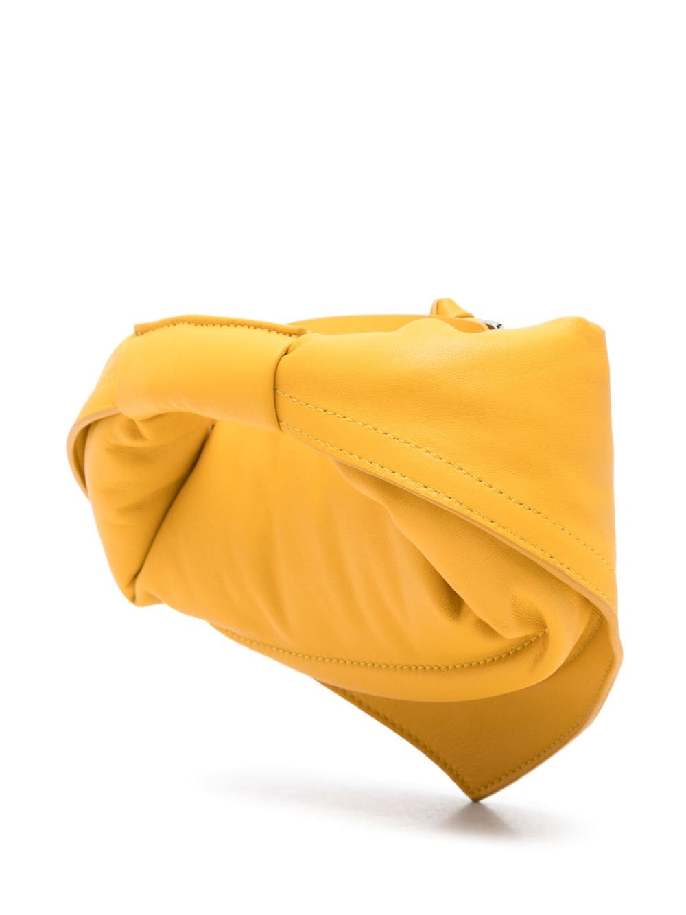 Shop Federico Cina Mini Tortelino Tote Bag In Yellow