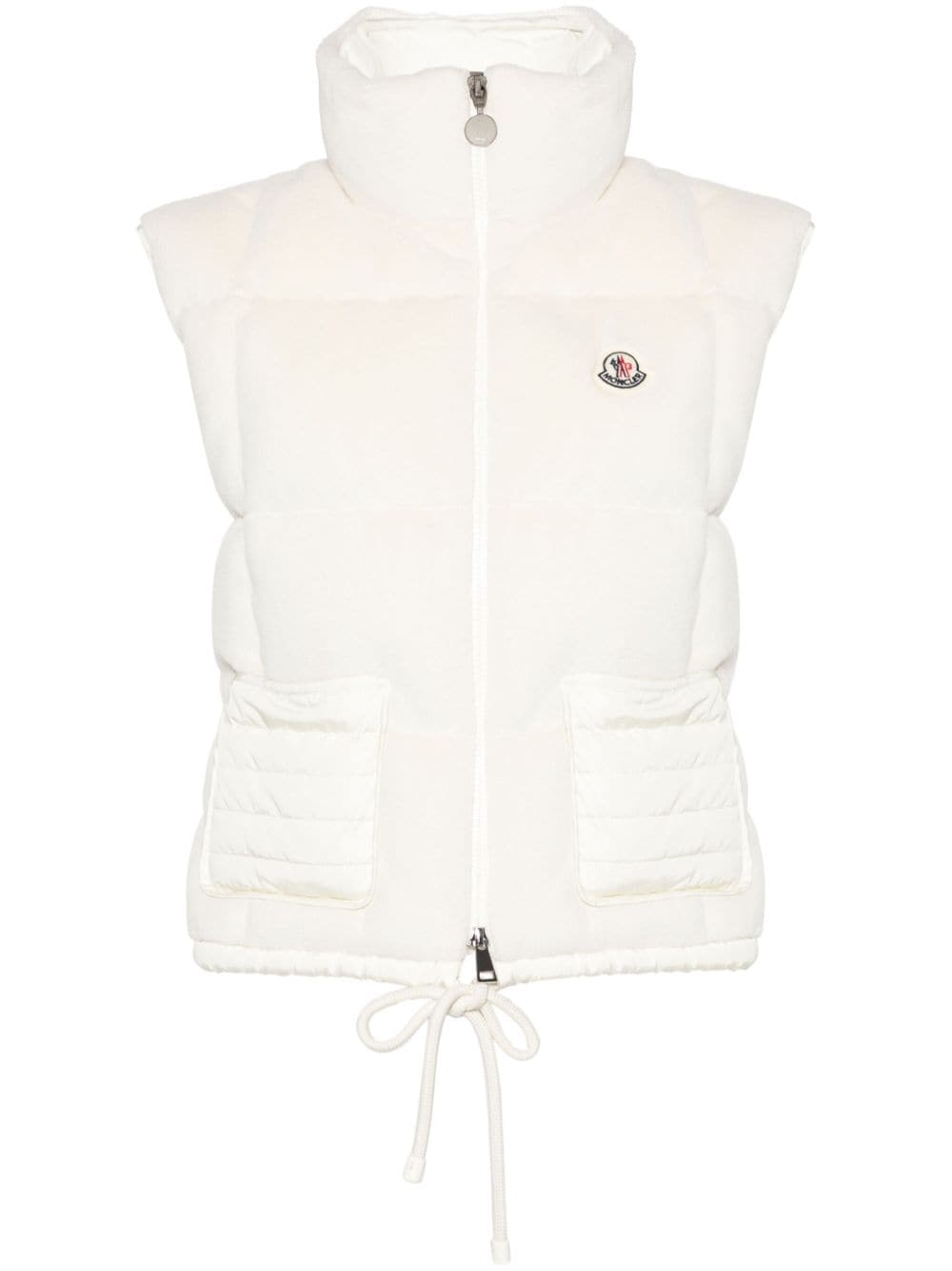 MONCLER ARQUES FLEECE-TEXTURE GILET