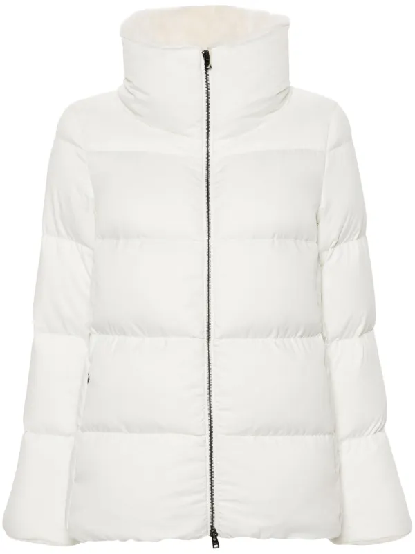 Herno faux fur Collar Padded Jacket White FARFETCH PH