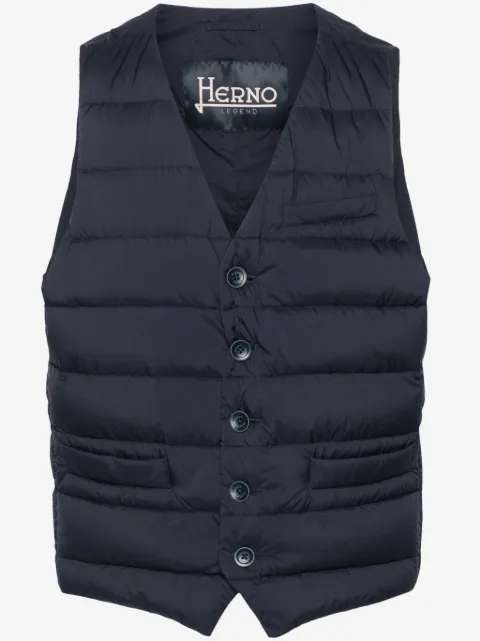 Herno V-neck down gilet