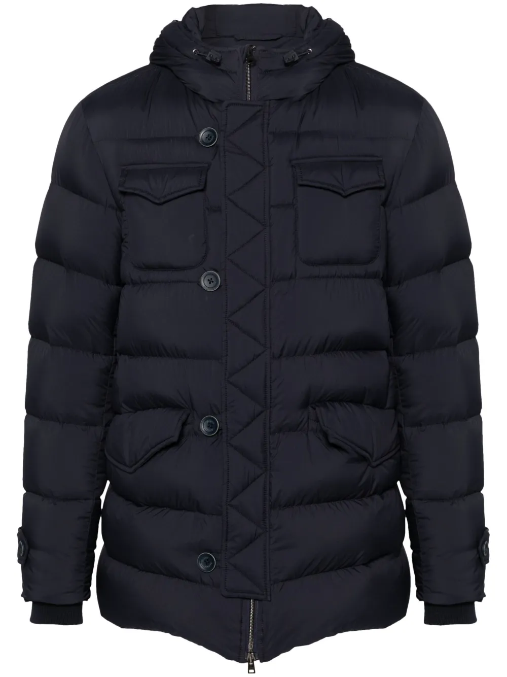 Herno L'Eskimo donsjack met capuchon Blauw