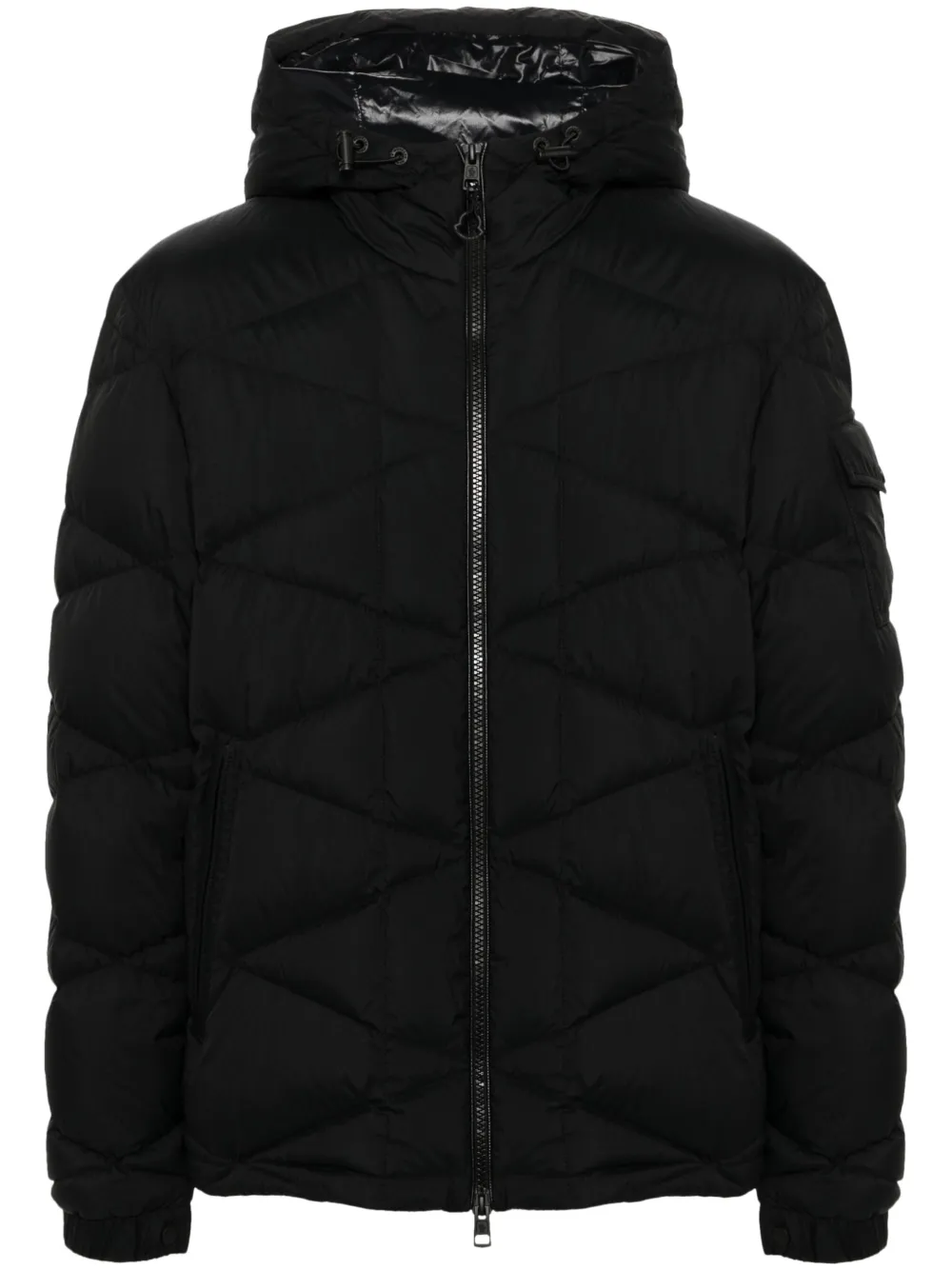 Moncler chamarra capitonada con capucha | negro | Image 1