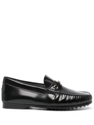 TOD'S トッズ　ローファー　モカシン　36 1/2 tod's TOD'S TODS トッズ ローファー XXW08J0GF80SHA Tチェーン メタル