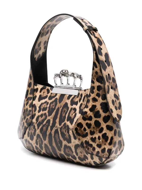 人気！【ALEXANDER MCQUEEN】レオパードショルダーバッグ Alexander McQueen Jewelled レオパード ショルダーバッグ