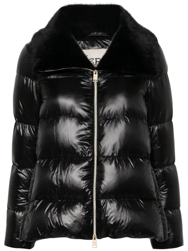 Herno faux fur puffer jacket on sale