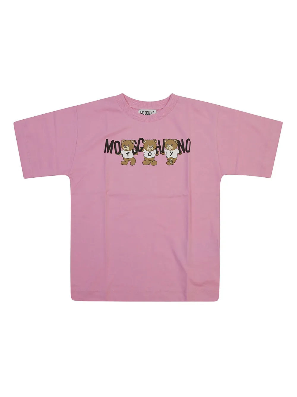 Moschino Kids Teddy Bear-motif T-shirt - Rosa