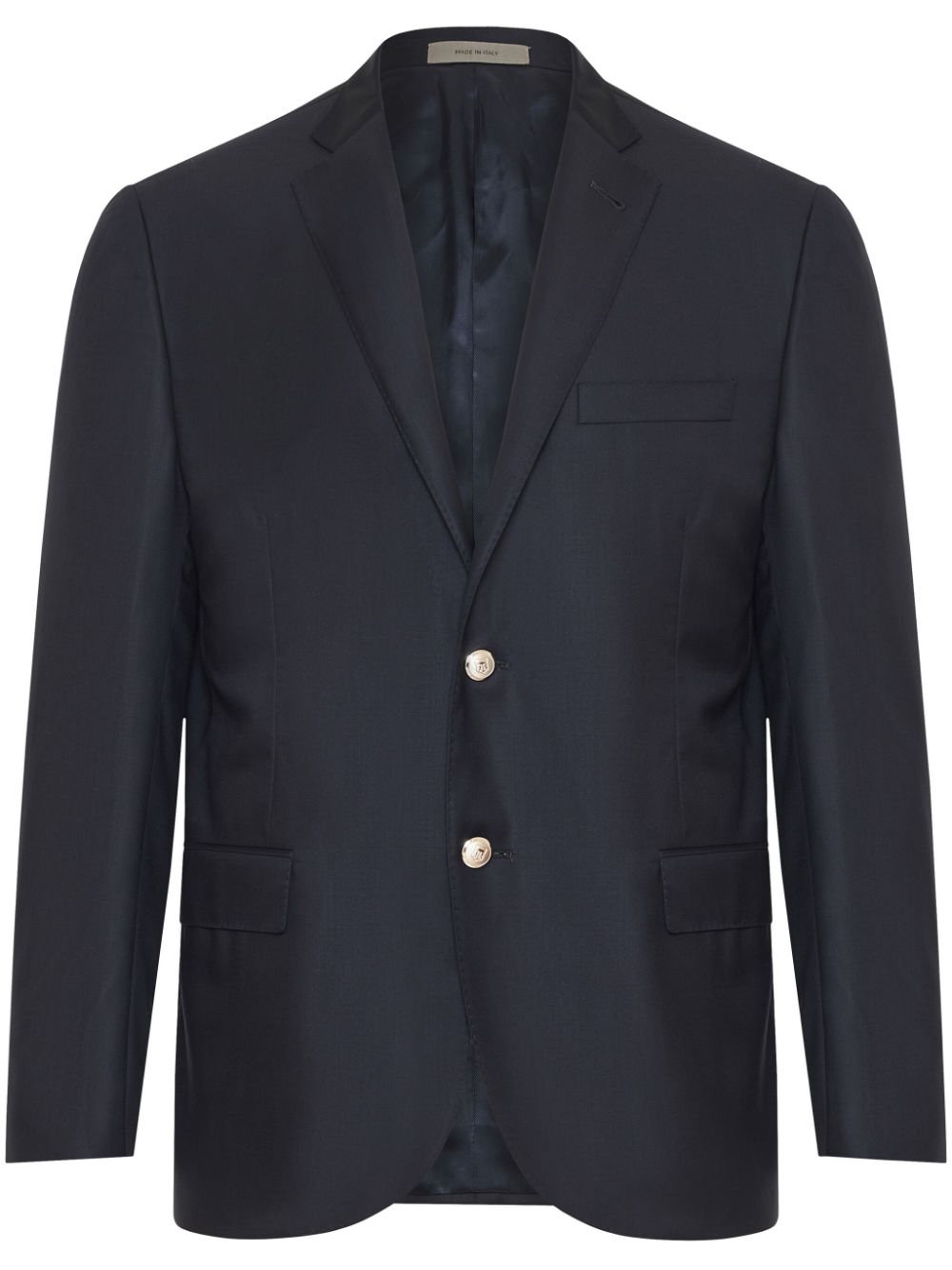 Corneliani Blazer met enkele rij knopen Blauw