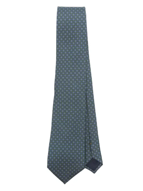 Corneliani Krawatte mit Blumen-Print