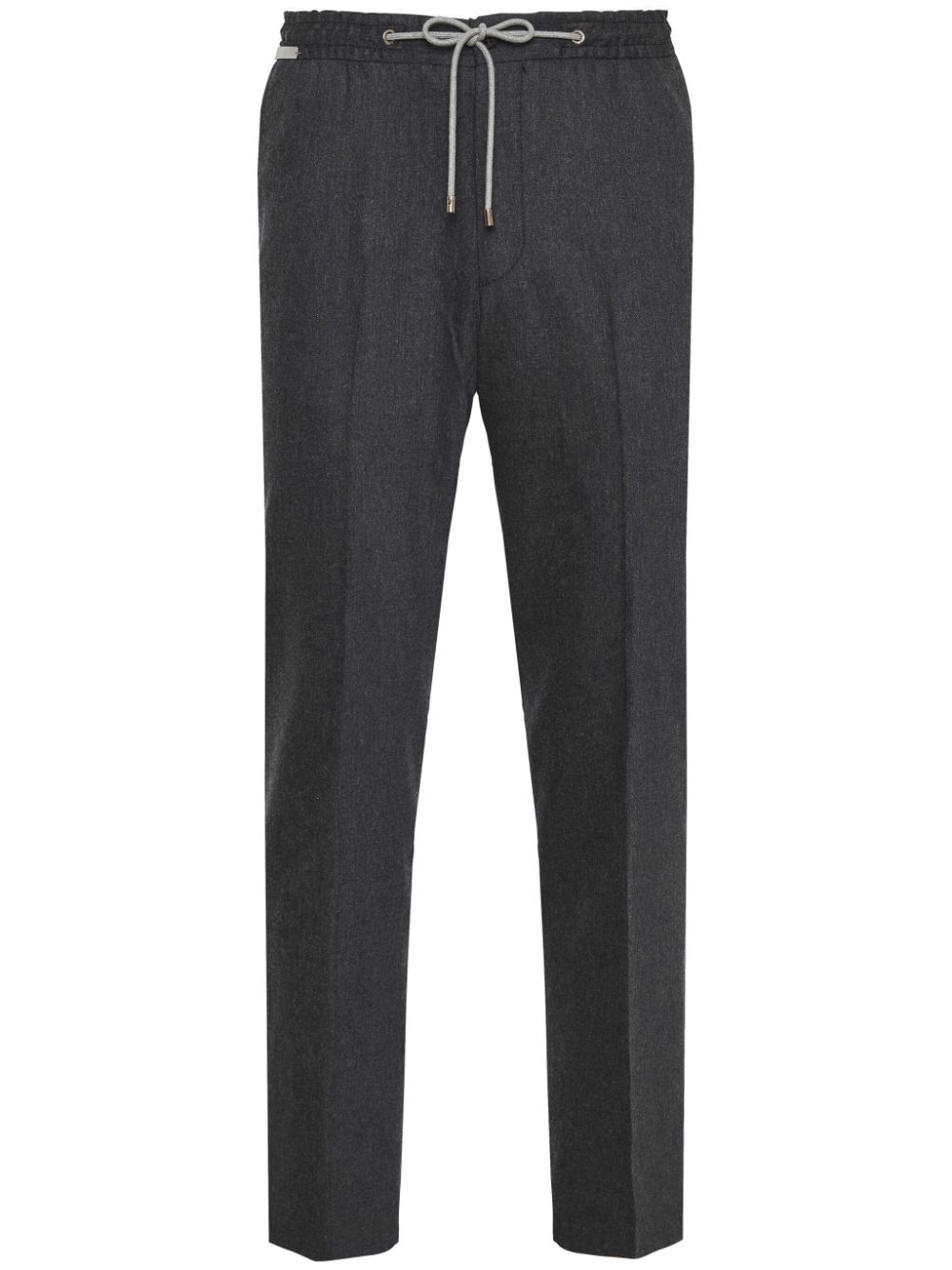 Corneliani creased straight-leg trousers - Grey